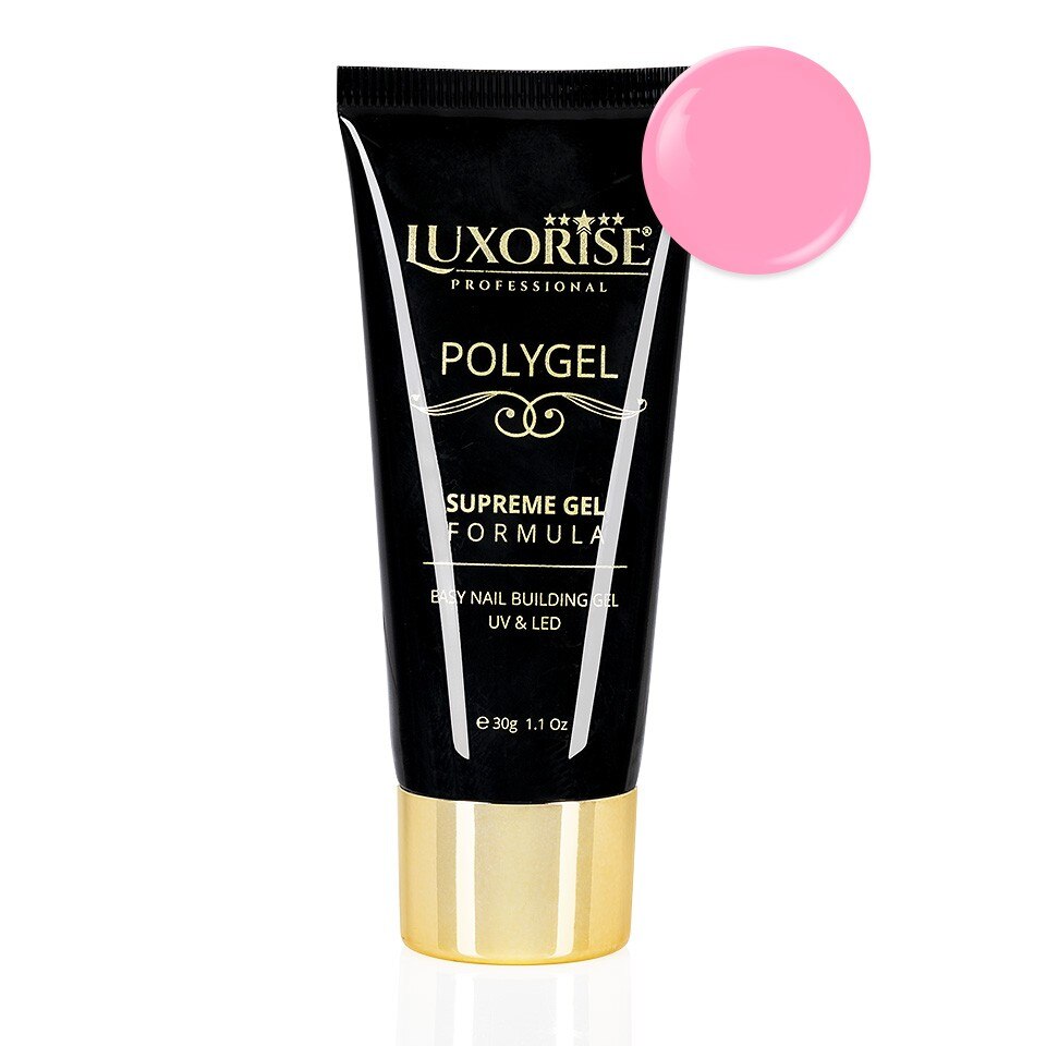 Polygel Supreme Gel LUXORISE, Roz LX009