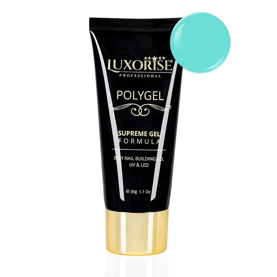 Polygel Supreme Gel LUXORISE, Turcoaz LX017