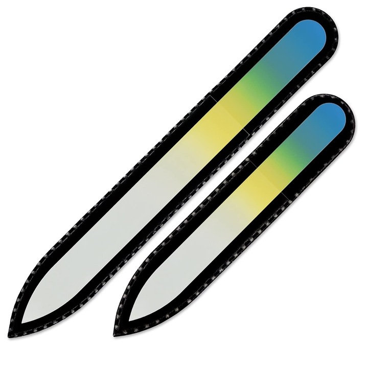 Set 2 pile de sticla Mont Bleu, 90 mm/135 mm, Multicolor