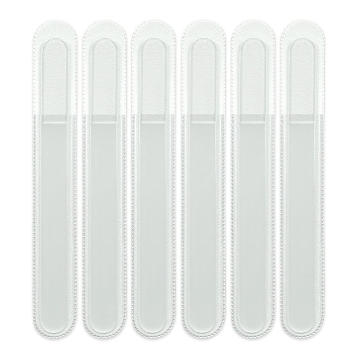 Set 6 pile de sticla Mont Bleu, 195 mm/2 mm, Alb