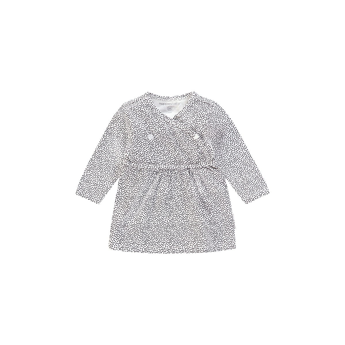 Rochie fetite, Noppies, cu buline, Mattie, alba