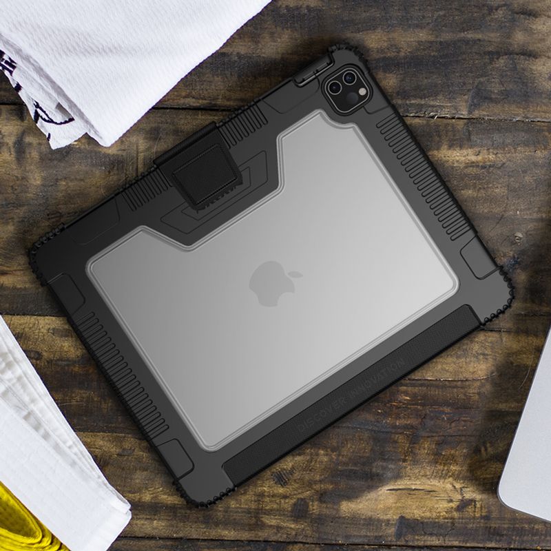 Husa Nillkin Armor Leather compatibila cu iPad Pro 12.9 inch (2018/2020) Black
