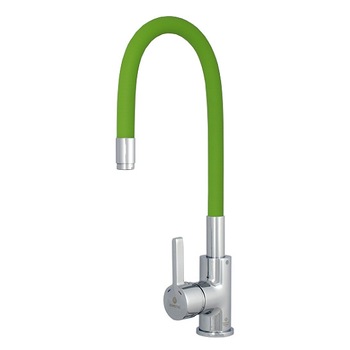 Baterie bucatarie pipa flexibila VERDE Baterie bucatarie pipa flexibila VERDE