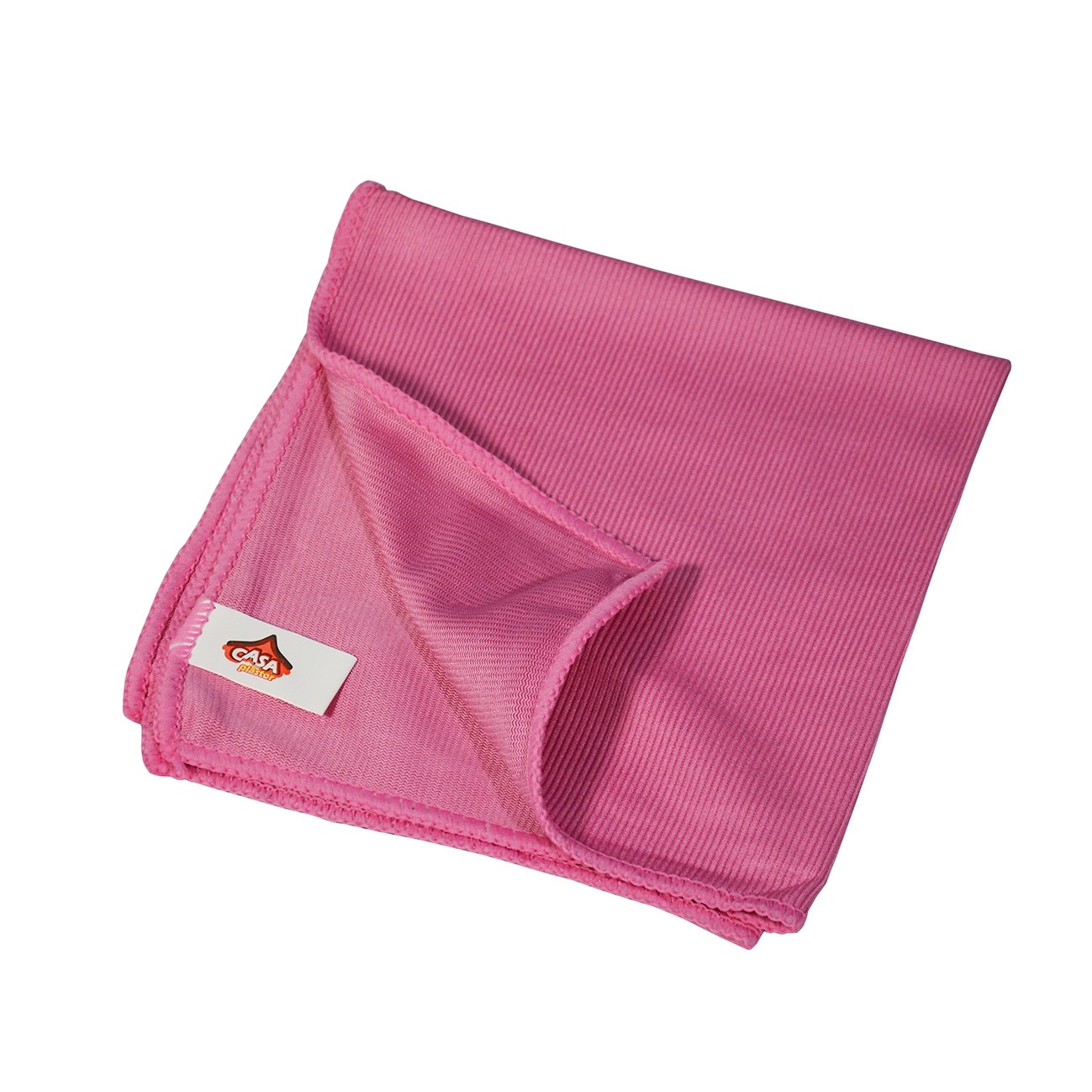 Set 10 lavete microfibra, pentru sticla, 40x40 cm, roz
