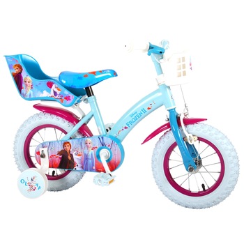 Bicicleta pentru fete Volare Frozen 2 91250CHIT, 12 inch cu roti ajutatoare, 2 frane si 2 cosulete Bicicleta pentru fete Volare Frozen 2 91250CHIT, 12 inch cu roti ajutatoare, 2 frane si 2 cosulete