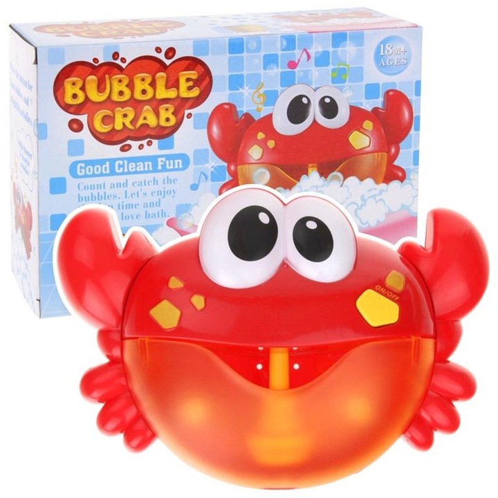 Nobo Kids fürdőrák, buborékfújó játék, 23x15x8cm, 18 hónapos kortól