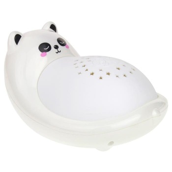 Lampa de Veghe cu Lumina Colorata, Proiector si Muzica, cu Sunete din Natura, Ploaie, Mare, Batai ale Inimii, Volum Ajustabil, Alb Lampa de Veghe cu Lumina Colorata, Proiector si Muzica, cu Sunete din Natura, Ploaie, Mare, Batai ale Inimii, Volum Ajustabil, Alb