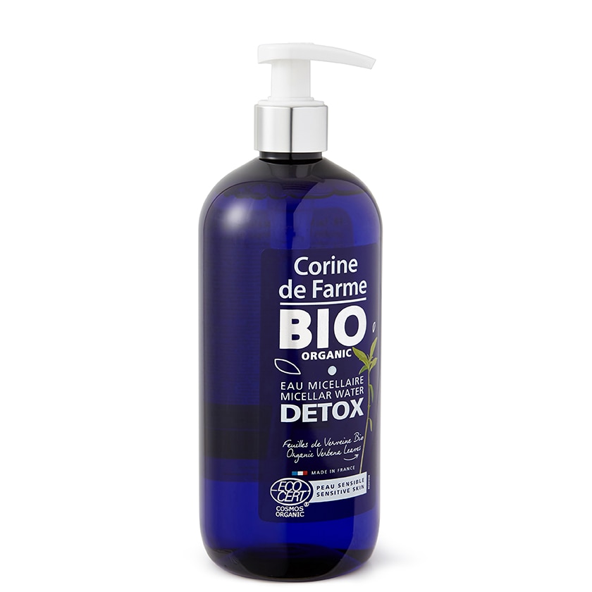 Apa micelara cu aloe vera Corine de Farme Bio Organic Detox, 500 ml