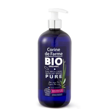Apa micelara cu aloe vera Corine de Farme Bio Organic Pure, 500 ml Apa micelara cu aloe vera Corine de Farme Bio Organic Pure, 500 ml