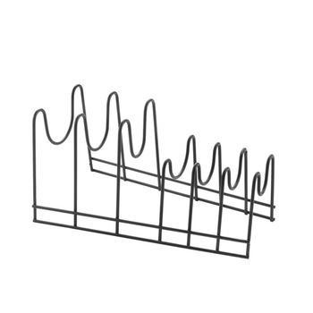 Suport pentru organizare capace oale si farfurii finisaj negru Suport pentru organizare capace oale si farfurii finisaj negru