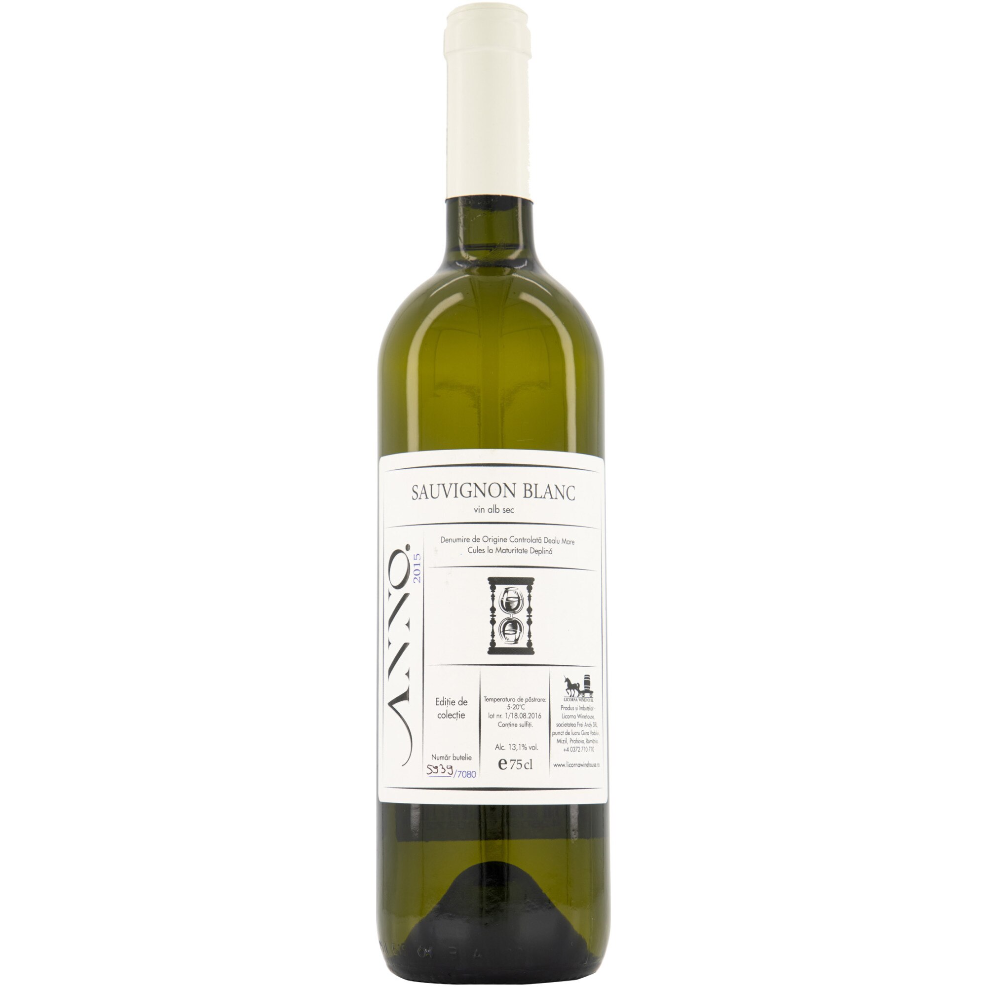 Vin Alb Anno Sauvignon Blanc, Sec, 0.75l