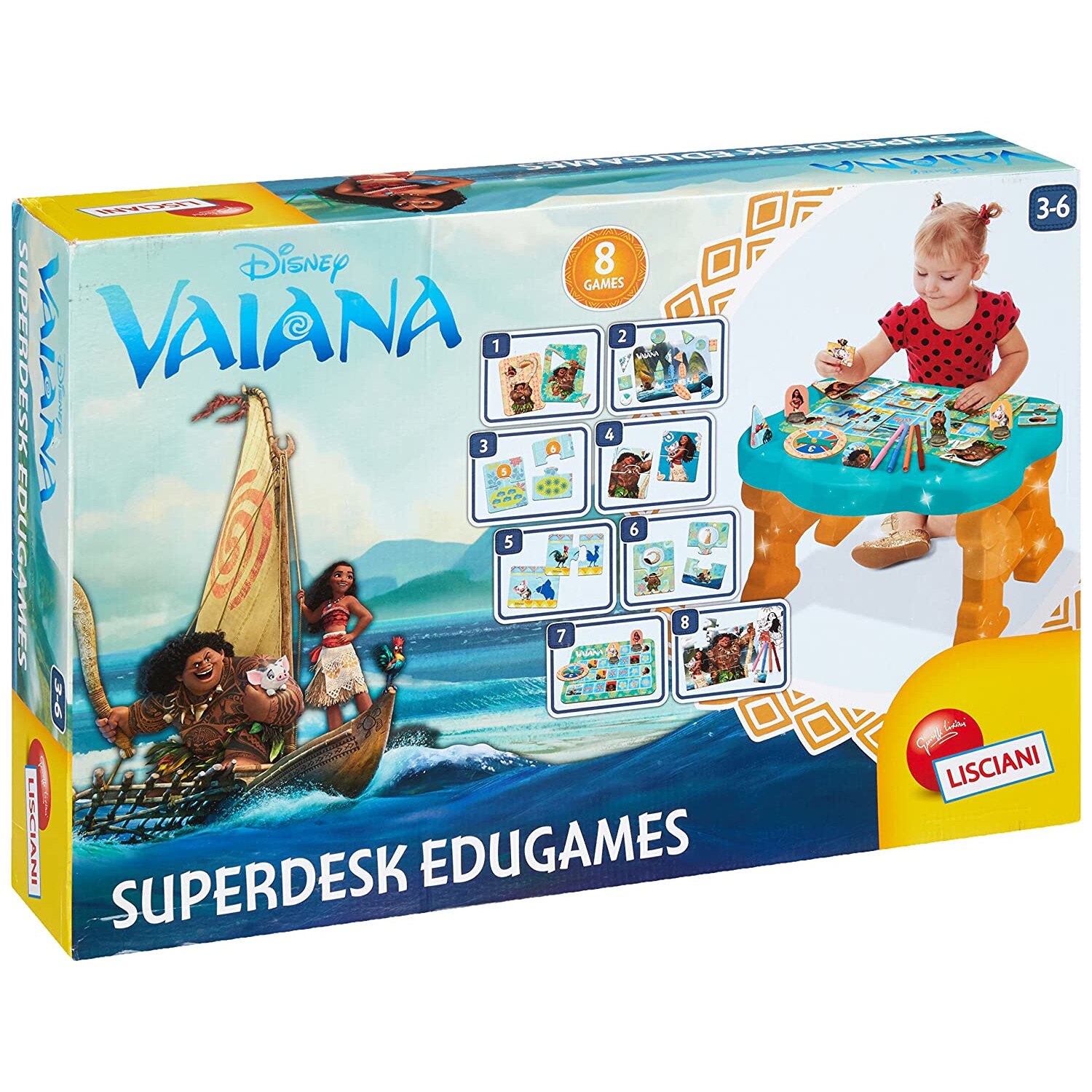 Joc Lisciani, Vaiana, Superdesk Edugames