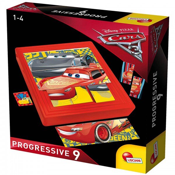 Set 9 puzzle bebelusi Lisciani, Cars, Progresiv