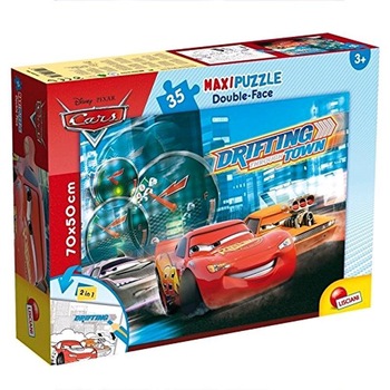 Puzzle Lisciani, Supermaxi, Cars, 35 piese Puzzle Lisciani, Supermaxi, Cars, 35 piese