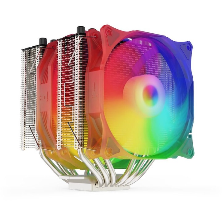 SilentiumPC Grandis 3 EVO ARGB CPU hűtő, AMD/Intel kompatibilitás