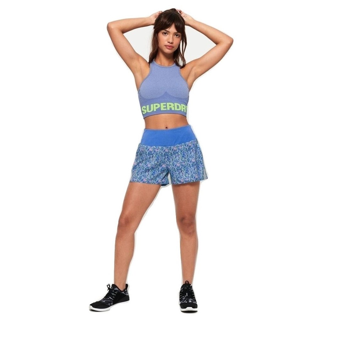 Pantalon, Superdry, Albastru/Verde, 42 EU