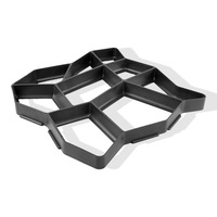 Matrita pentru pavat, Arcotec, Polipropilena, Negru, 44x44x4 cm