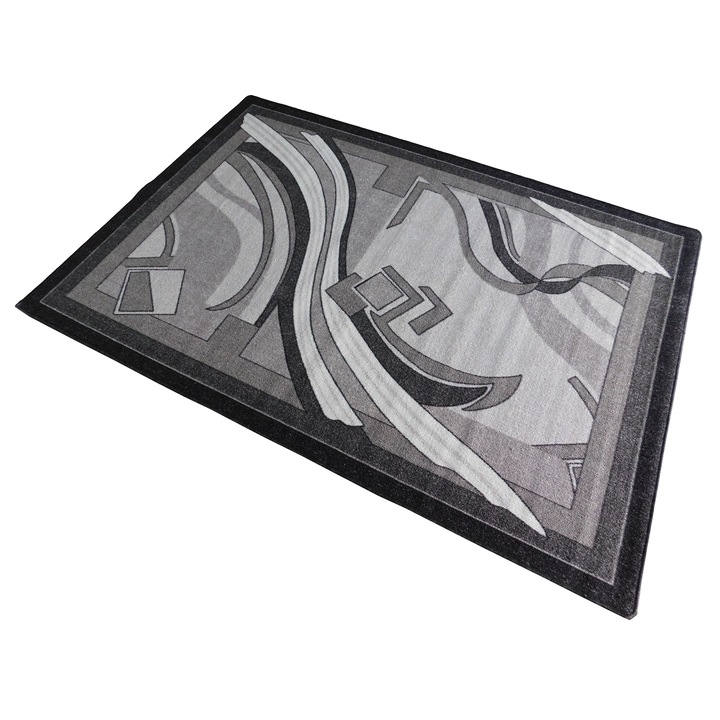 Килим Деко трейдинг Струма 079, Мокетен, Сив, 160х240