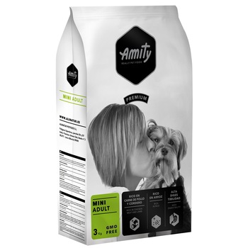Hrana uscata pentru caini Amity Premium Adult Mini, 3 kg Hrana uscata pentru caini Amity Premium Adult Mini, 3 kg