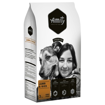 Hrana uscata pentru caini Amity Premium Adult Miel&Orez 3 kg Hrana uscata pentru caini Amity Premium Adult Miel&Orez 3 kg