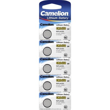 Baterii Camelion Lithium CR2450, 5 buc Baterii Camelion Lithium CR2450, 5 buc