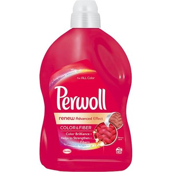 Detergent Lichid Rufe Color PERWOLL Color & Fiber, 2.7 L pentru 45 Spalari Detergent Lichid Rufe Color PERWOLL Color & Fiber, 2.7 L pentru 45 Spalari