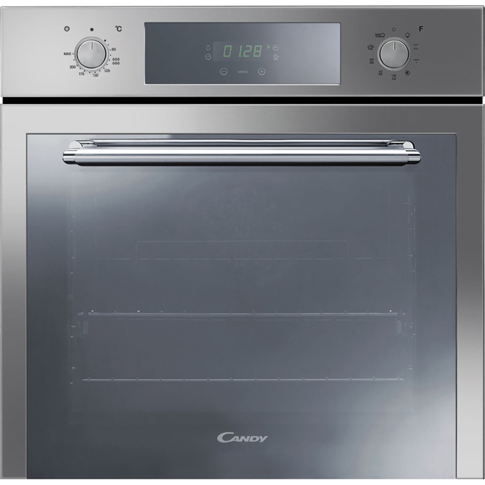 Cuptor incorporabil Candy FCE 625 XL/E, Electric, 70 l, Autocuratare catalitica, Timer, Grill, Soft Cook, Clasa A+, Inox