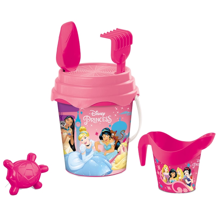 Комплект играчки за пясък Mondo - Disney Princess, 4 аксесоара