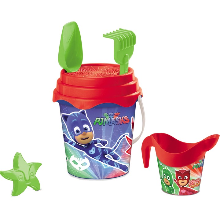 Set jucarii nisip Mondo - Eroi in Pijama, 4 accesorii