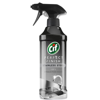 Spray pentru suprafete Cif Perfect Finish Inox, 435 ml Spray pentru suprafete Cif Perfect Finish Inox, 435 ml