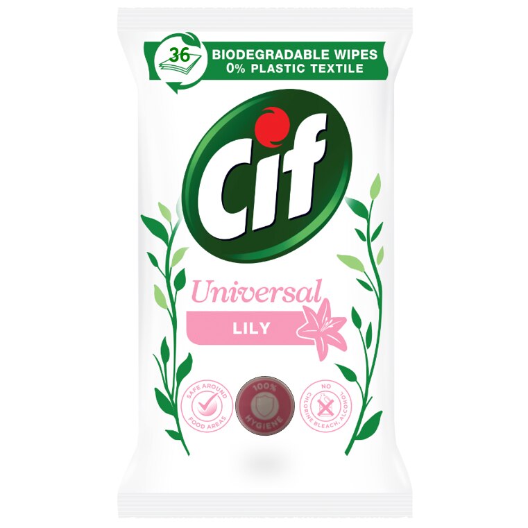 Servetele umede universale Cif Lily, 36 buc