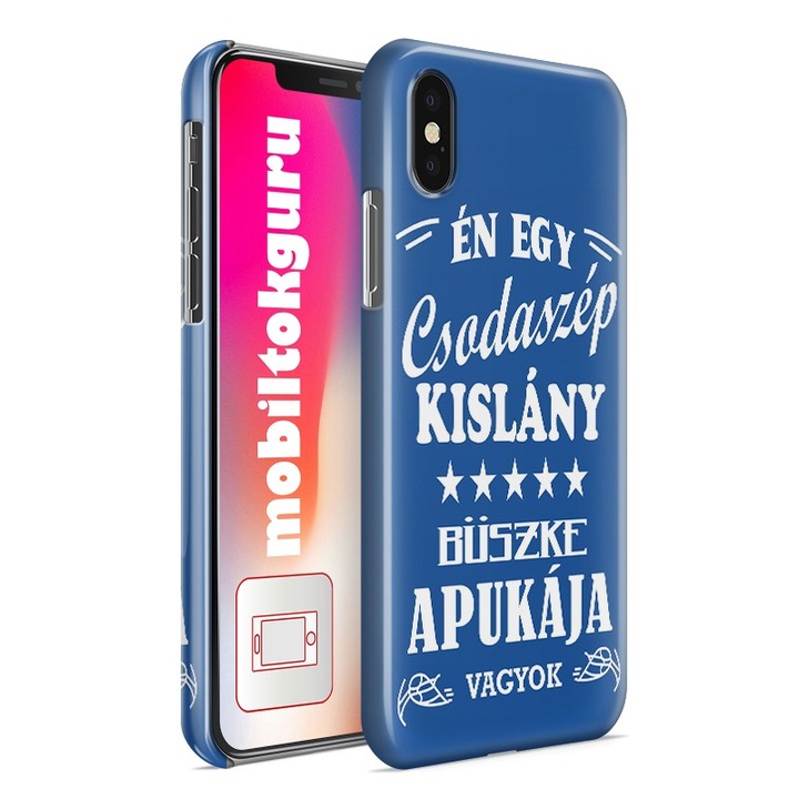 Csodaszép kislány apukája Huawei P30 Lite telefontok tok hátlap védőtok 1