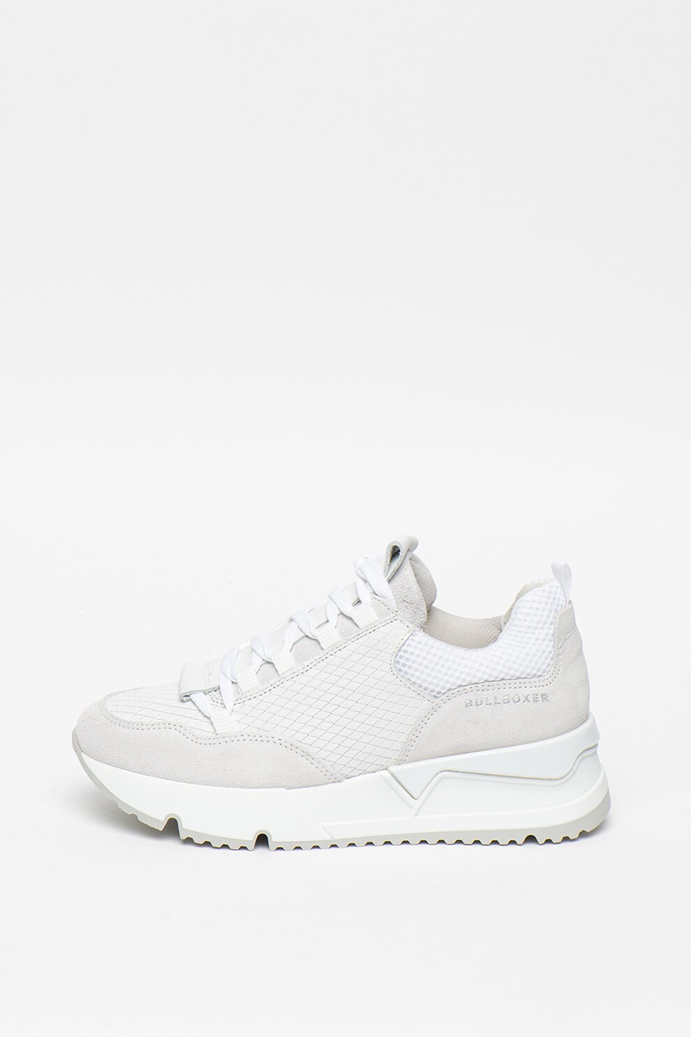 Bullboxer, Pantofi sport wedge cu insertii de piele intoarsa