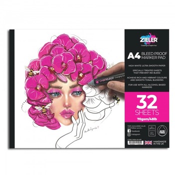 Set hartie speciala Chameleon 32 buc/set Zieler pentru markere cu alcool Set hartie speciala Chameleon 32 buc/set Zieler pentru markere cu alcool