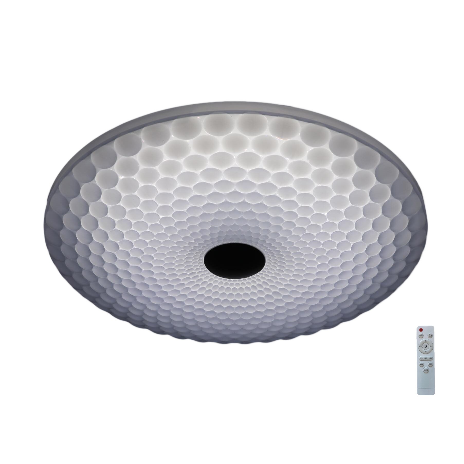 Plafoniera pearl fagure mic cu led cu telecomanda D35 52W