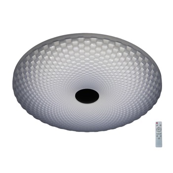 Plafoniera pearl hexagon mare cu led cu telecomanda F45 78W Plafoniera pearl hexagon mare cu led cu telecomanda F45 78W