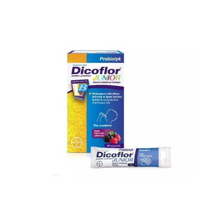 Bayer Dicoflor Junior (Probiotic for Children and Adults) 12 Oral ...