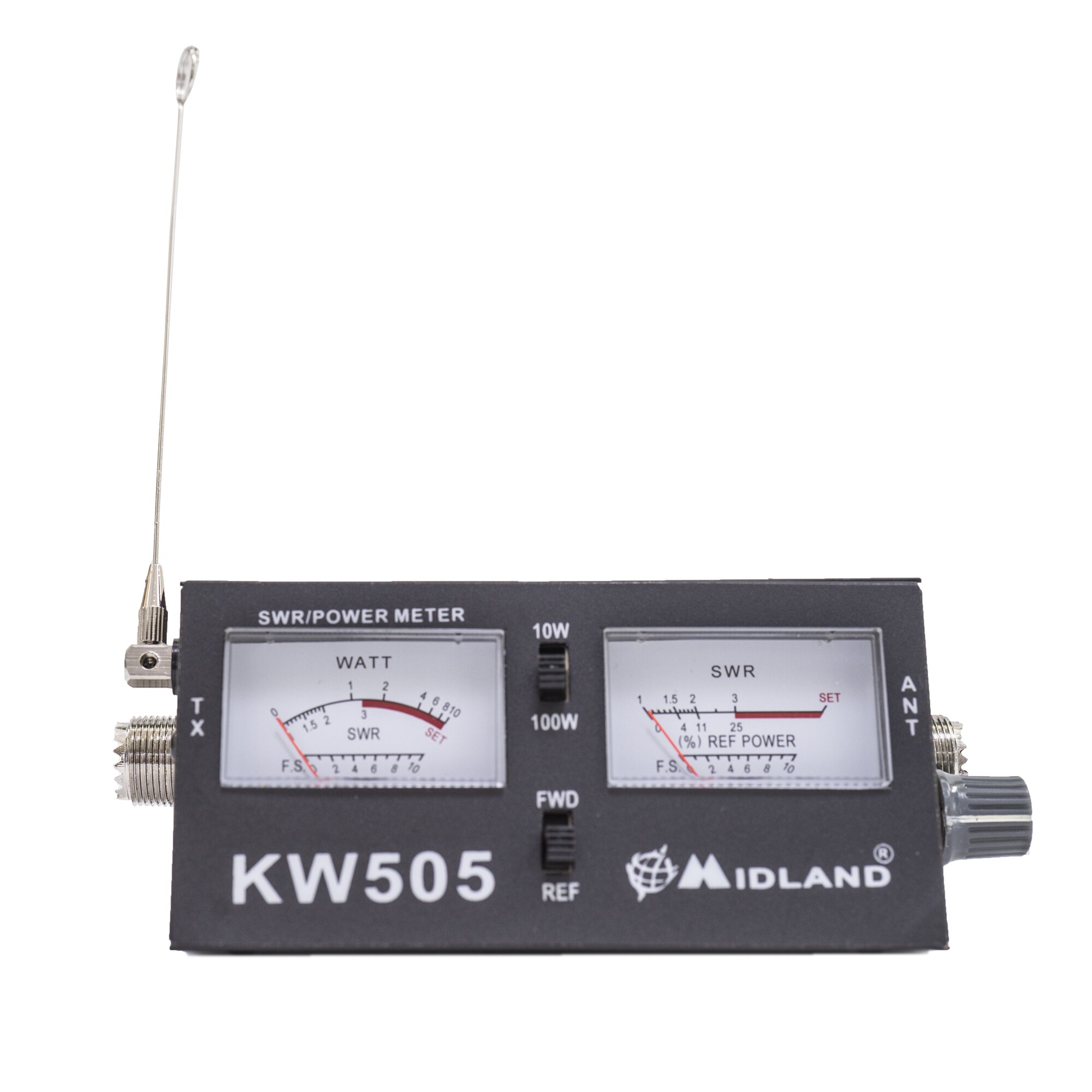 Bold Wafer Adaptation Reflectometru Midland KW505, PWR-SWR Meter, 10W-100W, 1.5-150MHz - eMAG.ro