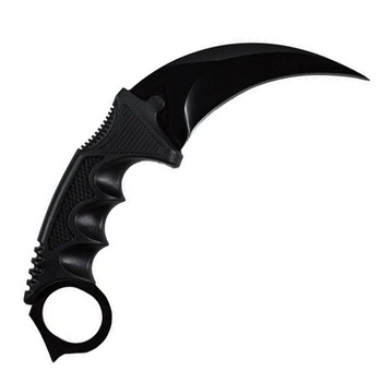 Cutit Karambit negru cu teaca si snur de agatat CS:GO Cutit Karambit negru cu teaca si snur de agatat CS:GO