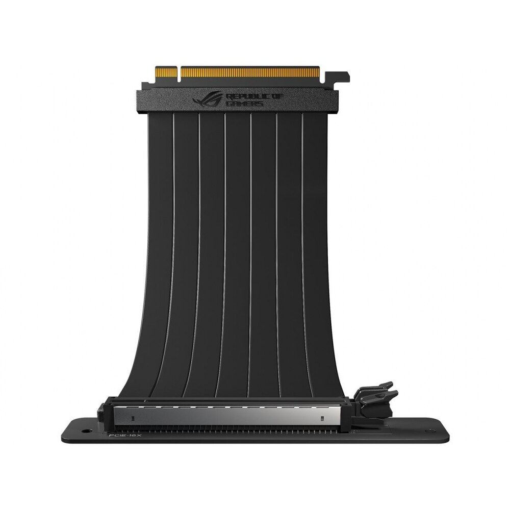 Suport universal si cablu ASUS ROG Strix RS200, pentru montarea verticala a unei placi video, 240 mm