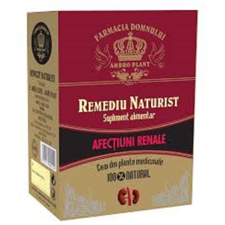 Ceai afectiuni renale, Ambro plant, 100% natural, 200 gr