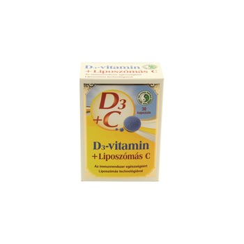 Dr. Chen de vitamina C liposomale D3-Max 30 capsule Dr. Chen de vitamina C liposomale D3-Max 30 capsule