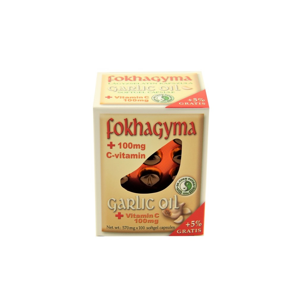 Dr. Chen Ulei de Usturoi cu Vitamina C 100+5 capsule