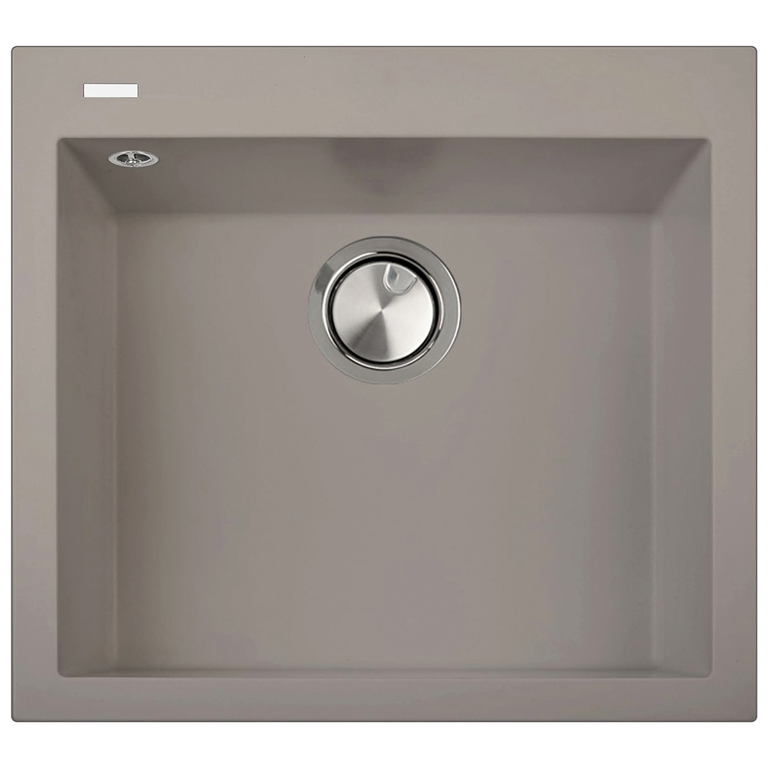 Chiuveta bucatarie granit CookingAid Cube ON5610 560*500*200mm Trufa Maro Cafeniu / Truffle + Ventil Invizibil + accesorii montaj