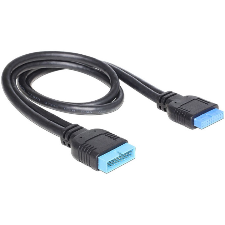 Cablu prelungitor de conectare, DeLock, USB 3.0, Negru
