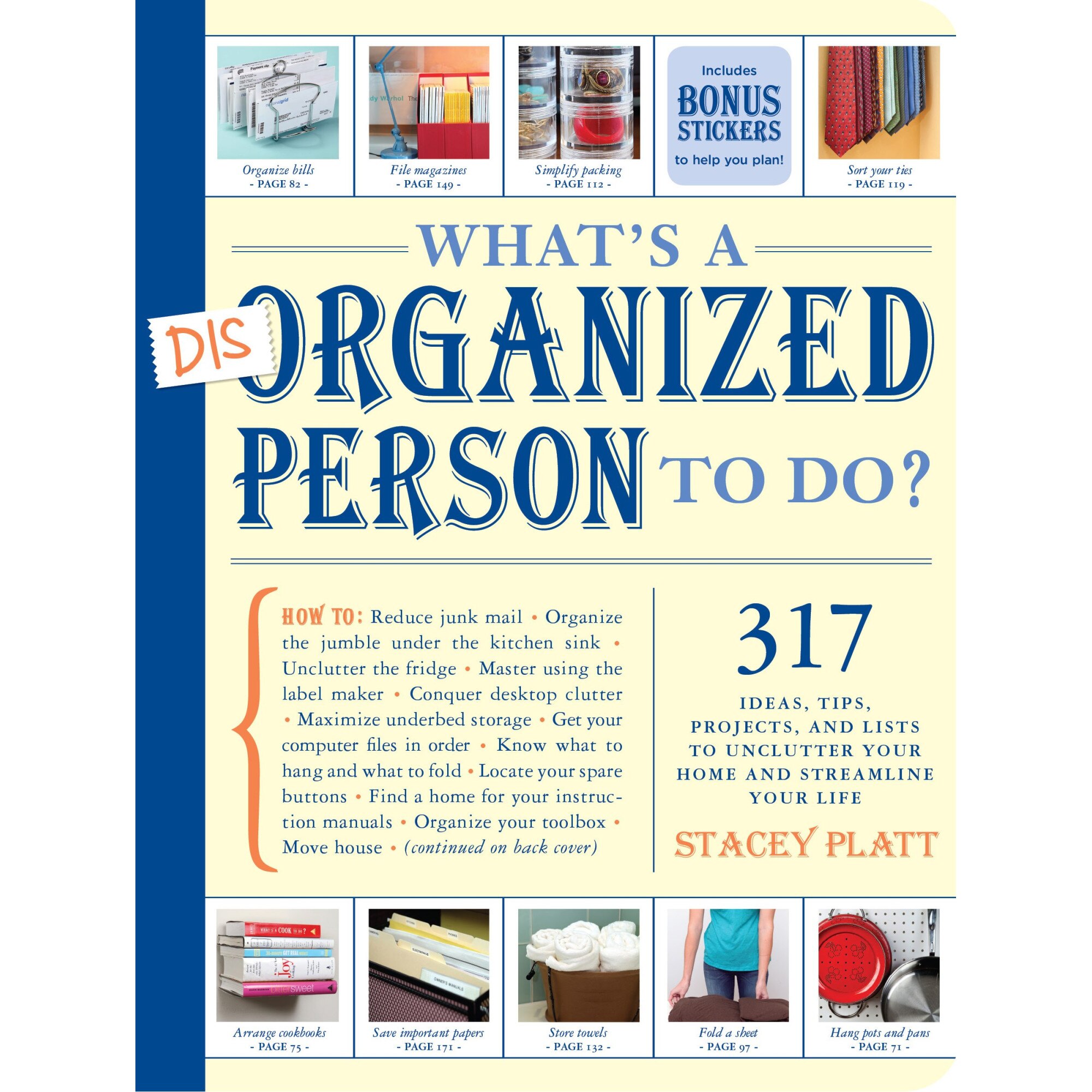 What's a Disorganized Person to Do? - Stacey Platt, editia 2010
