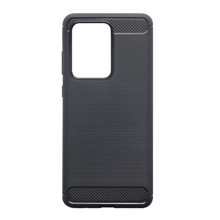 Предпазен гръб Forcell Carbon Case за Samsung Galaxy S20 Ultra/S11 Plus, Черен