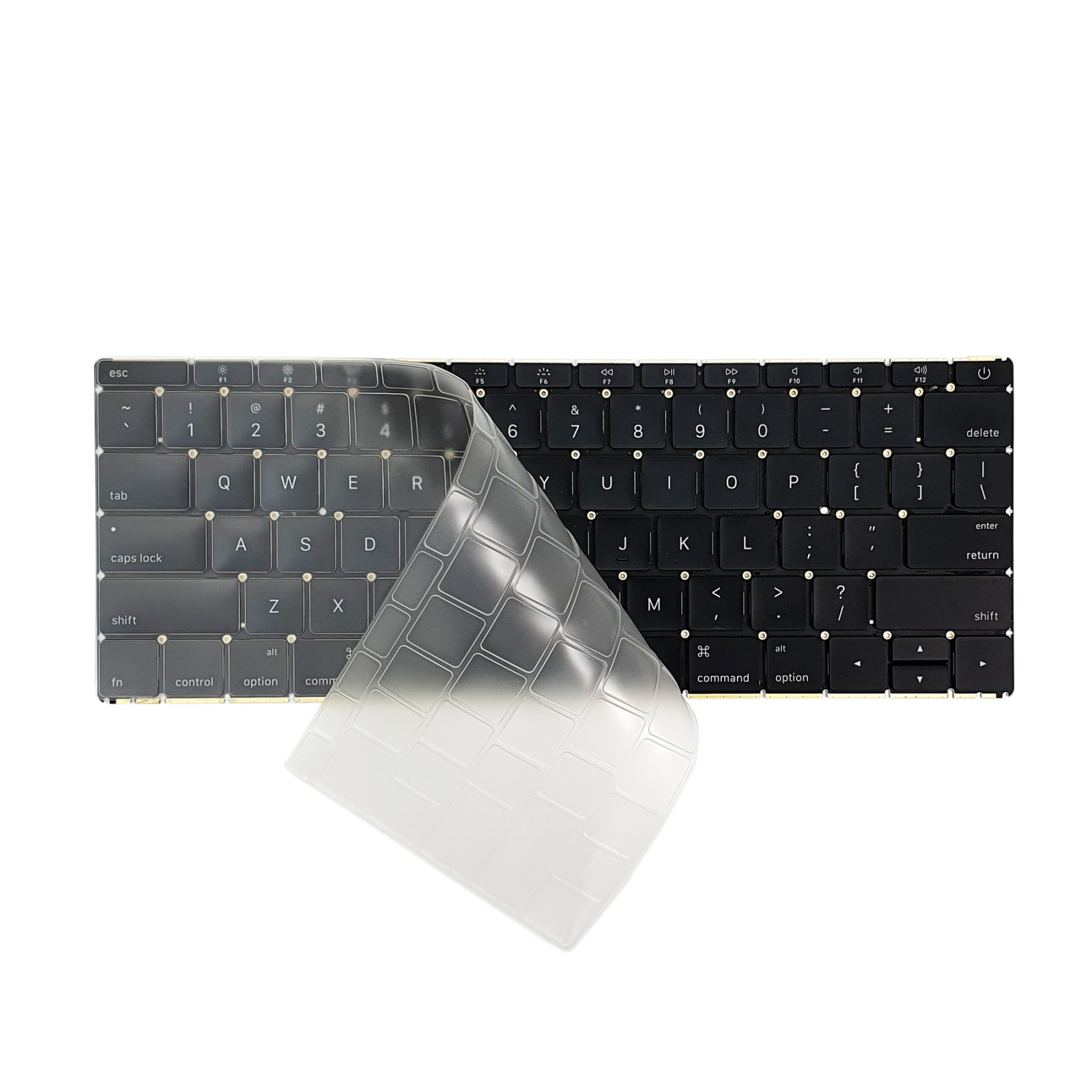 Folie silicon protectie tastatura pentru MacBook Pro Retina 12 Inch A1534 13 Inch A1708 2016 - 2017 Layout US