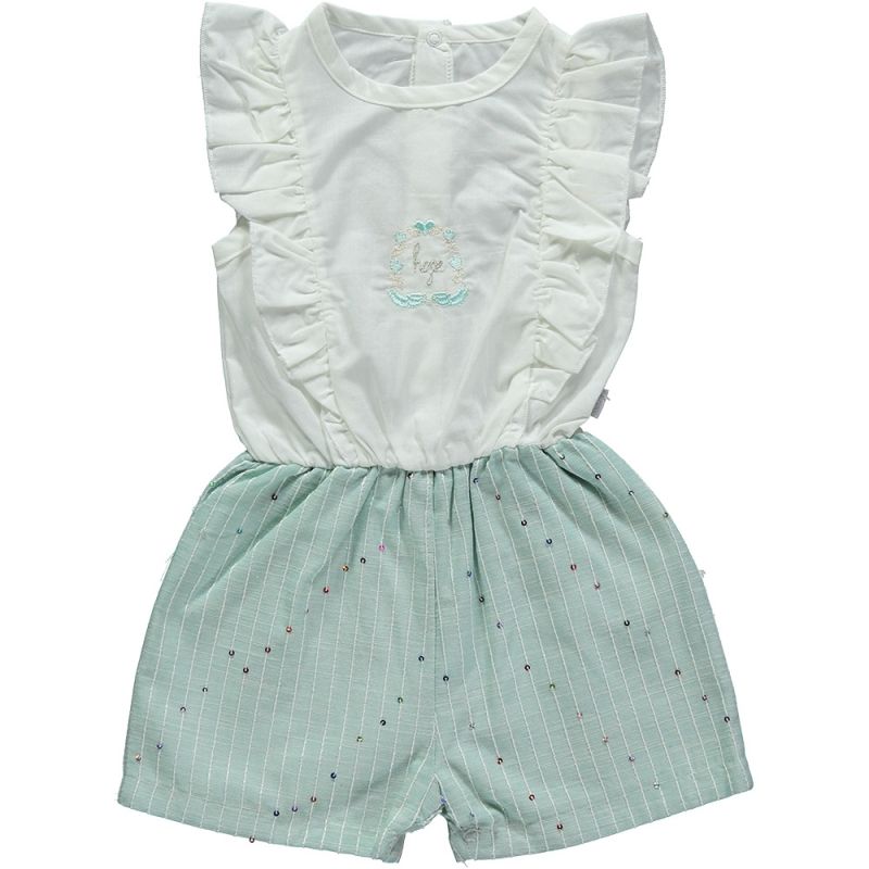 Salopeta bumbac, Bebetto - Hope, Verde menta