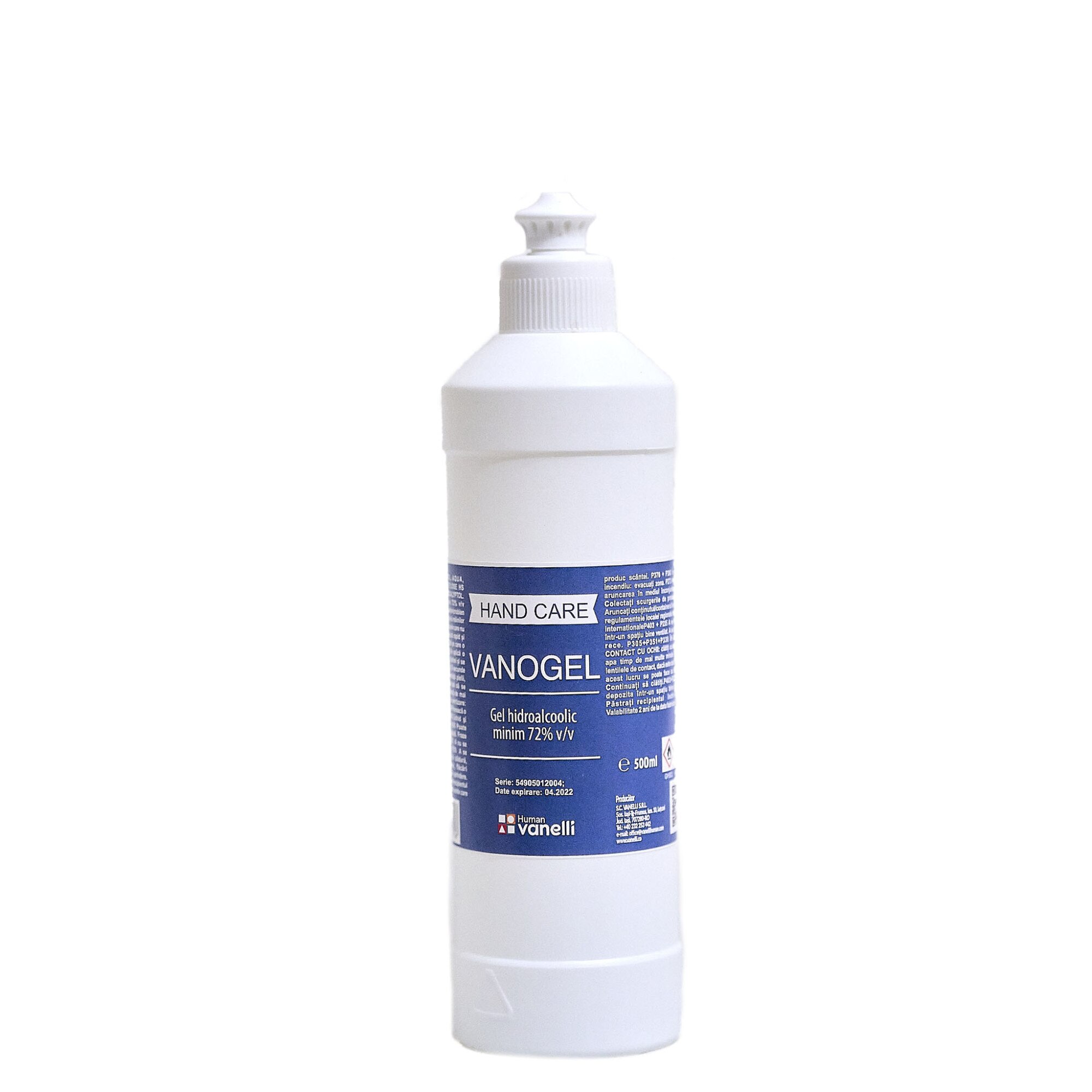 Gel Igienizant maini Vanogel Hand Care 500 ml
